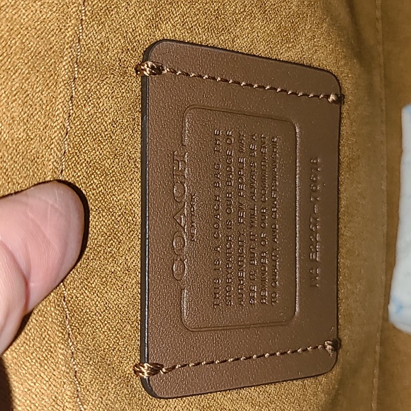 SOLD Coach Tilly Top Handle in Winter White/Chalk - Picture 6 of 10